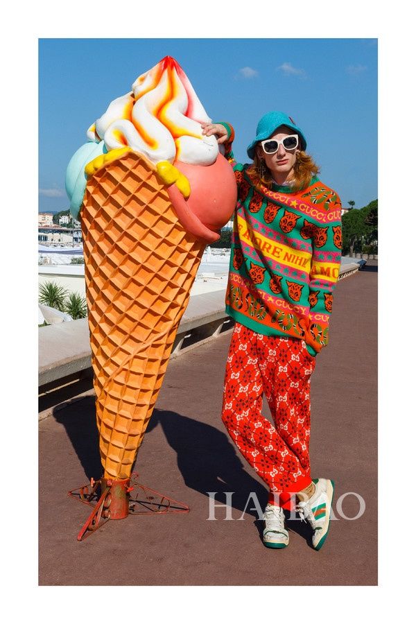 古驰  2019早春男士系列Lookbook:米开理心中的浮华世界!