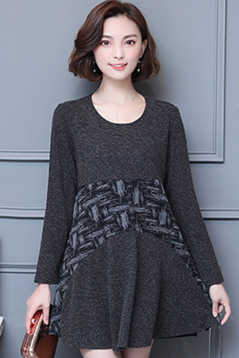 9月秋裙又火了，瞧下面70后这样穿，一款比一款好看，不火才怪