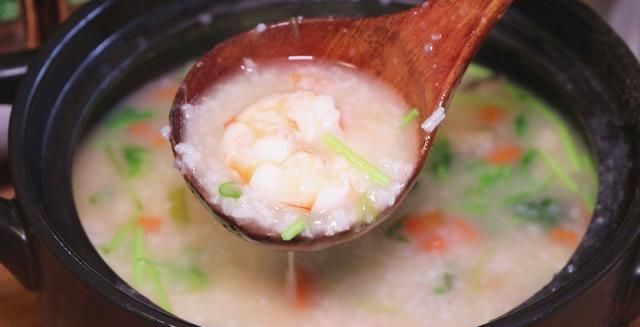  香味■这才是鲜虾粥的正确做法，香味十足，鲜粥浓郁黏滑，方法超简单