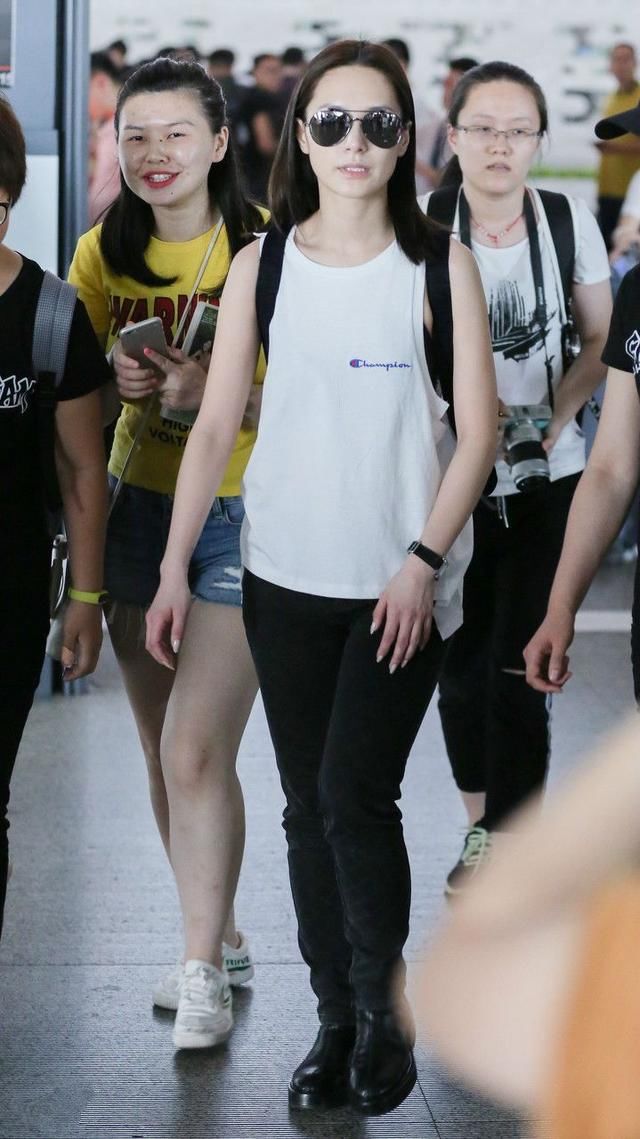 阿娇婚后身材发福，脸圆的有些过分！