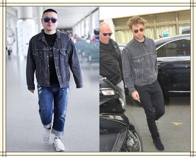 岳云鹏这个撞衫玩大了！竟与帕丁森同穿一件牛仔外套，网友：尴尬