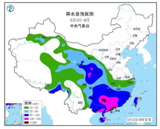 返程天气“添堵”！大范围较强降雨来袭，5日到6日雨势最强