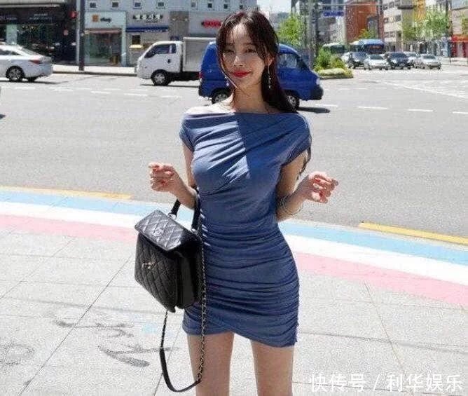 身材比较圆润的MM包臀裙，下摆的不规则设计，更突显出个性性感