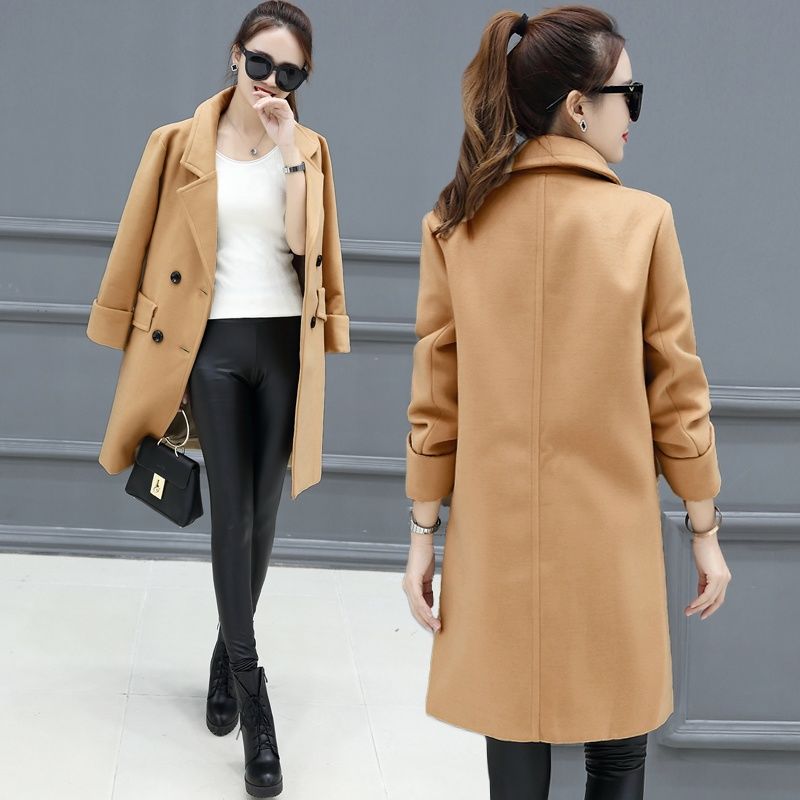 风衣真的已经过时了，毛呢大衣比鹿皮绒大衣洋气百倍，上身超有范