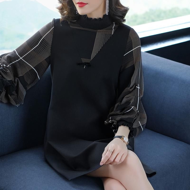 新发现，这“薄”秋裙比旗袍还优雅，衬肤白美嫩，高雅，好开心