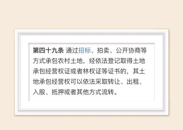  「承包」在农村，想知道荒山是否被人承包，只须看一物就能证实