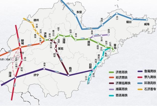 中国高铁运营里程前十名，北方省份仅占三席