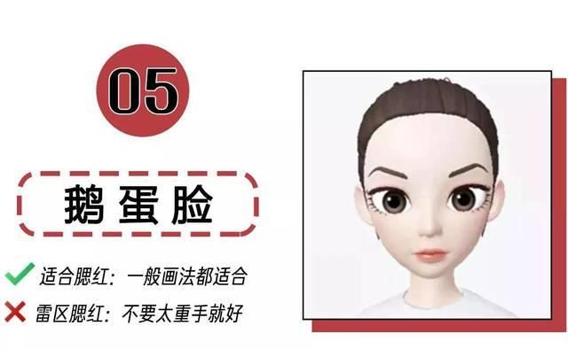  [晕染]什么脸型就画什么腮红，堪比整容！！