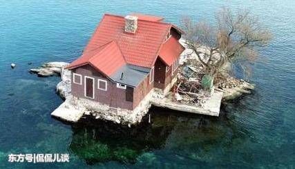 世界上最袖珍的的岛屿：岛上只有一栋房子和一棵树
