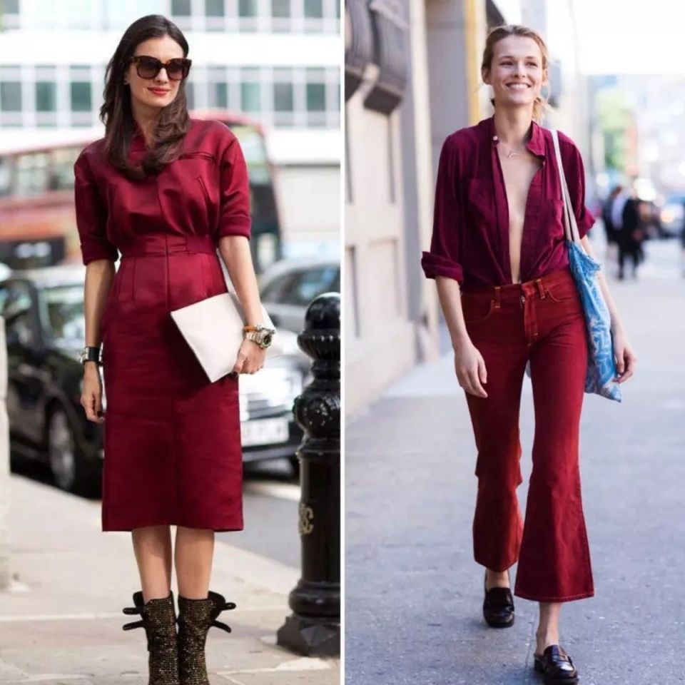 唐嫣宋茜亲自告诉你，秋冬穿什么流行色最显白!