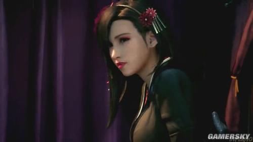  【制版】《最终幻想7：重制版》蒂法爱丽丝全服装演示 克劳德都看呆了