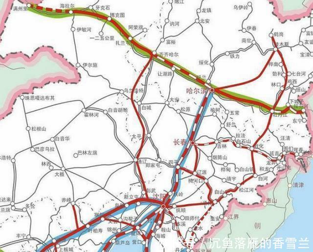  「高速铁路」中国高铁线路八纵八横规划图一览，看看哪些高铁经