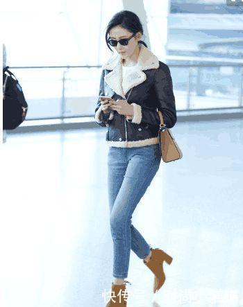 真服了张天爱了，穿这么紧的裤子出门，网友：怎么穿进去的？