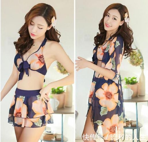 时尚泳装：性感撩人的小姐姐穿搭时尚泳装，聚拢修身又显腰！