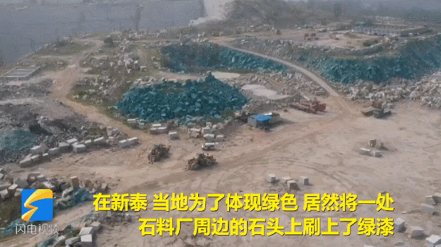 山东新泰回应“矿山刷绿漆”：矿山关停，责任人停职