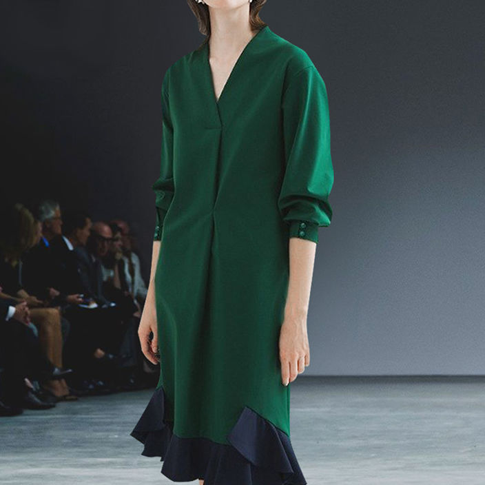 如果你真的很有钱，就别穿真丝了!买件这欧版装，减龄更高雅