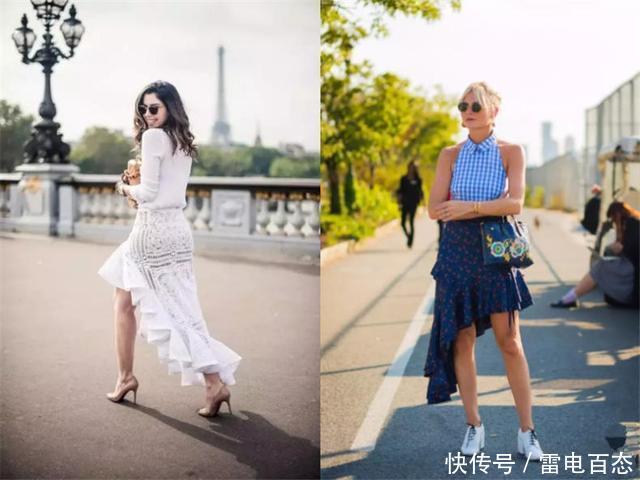  『不规则半裙』为什么同样是露腿，别人总是比你优雅和高级