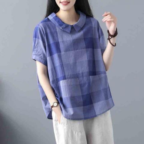  [漂亮]棉T恤已经烂大街了，三伏天流行穿这“凉凉衫”，漂亮洋气好舒适