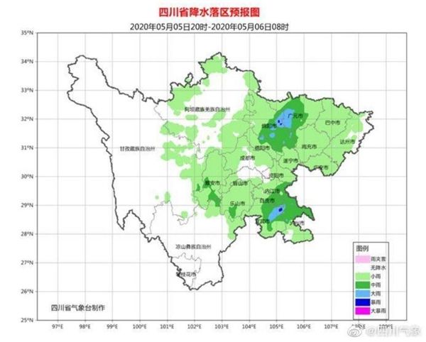  『发布』一来就是暴雨！四川省气象台发布西南区域灾害性天气预报