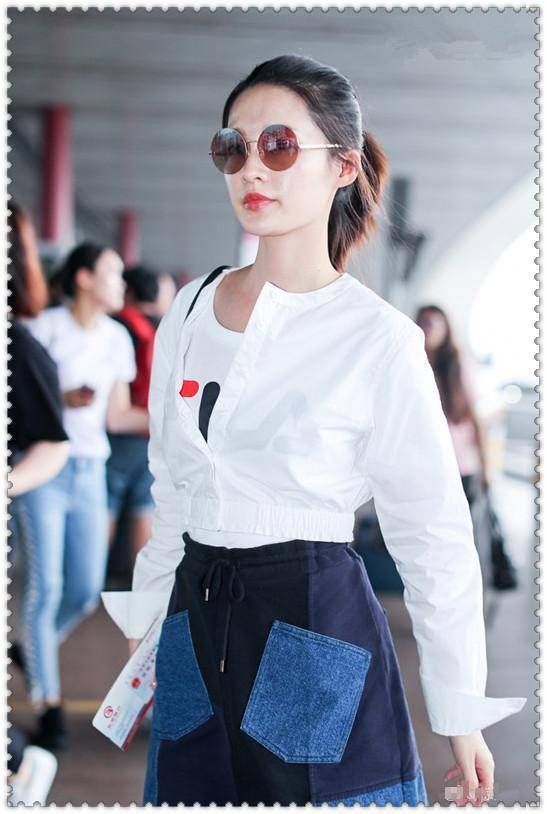 都说李沁有逆天大长腿，可是这次穿短裙，竟完全被宋茜比下去了?