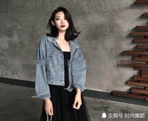 上班族和学生党超爱穿牛仔外套，图1气质垫底，最后一款才是赢家