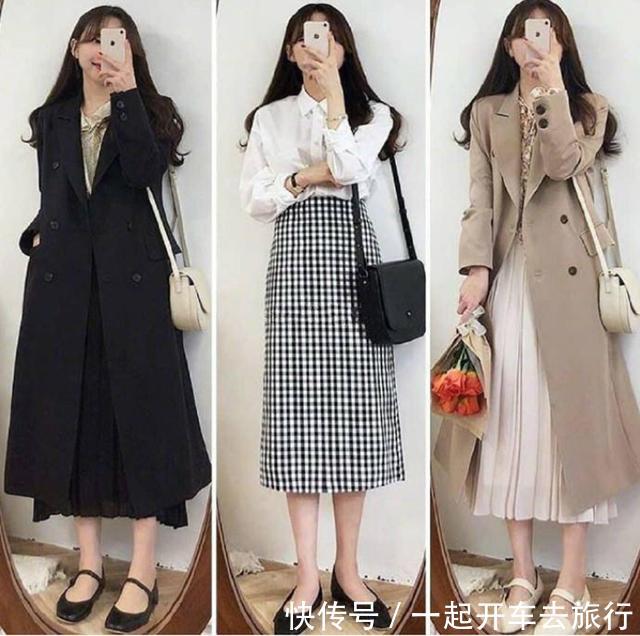  【不妨】想要穿出甜美淑女风，不妨试试外套搭配淑女裙，整个人清新又甜美