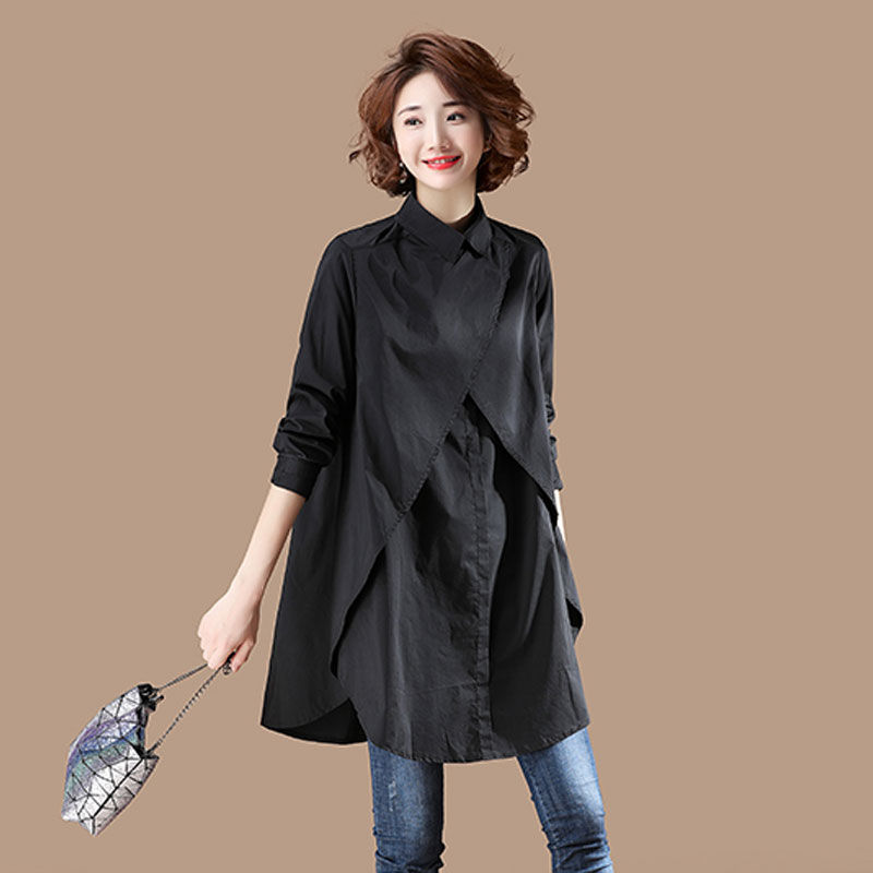 若你身高低于160，秋后少穿长裙，试试娃娃衫，洋气减龄又遮肉