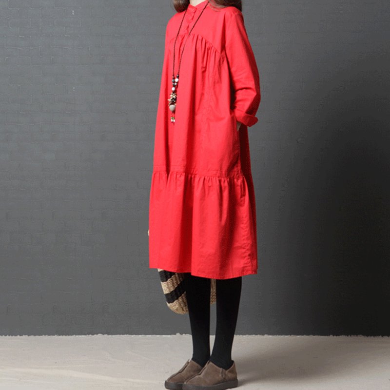 闷热的秋老虎，穿毛衣还太早!不妨试试穿棉麻装，洋气遮肉不显老