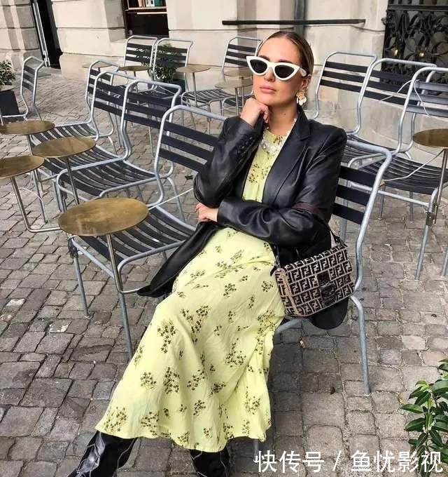  『女人』“有气质”的女人，早就穿上了“蝴蝶裙”！搭配西服牛仔都好看
