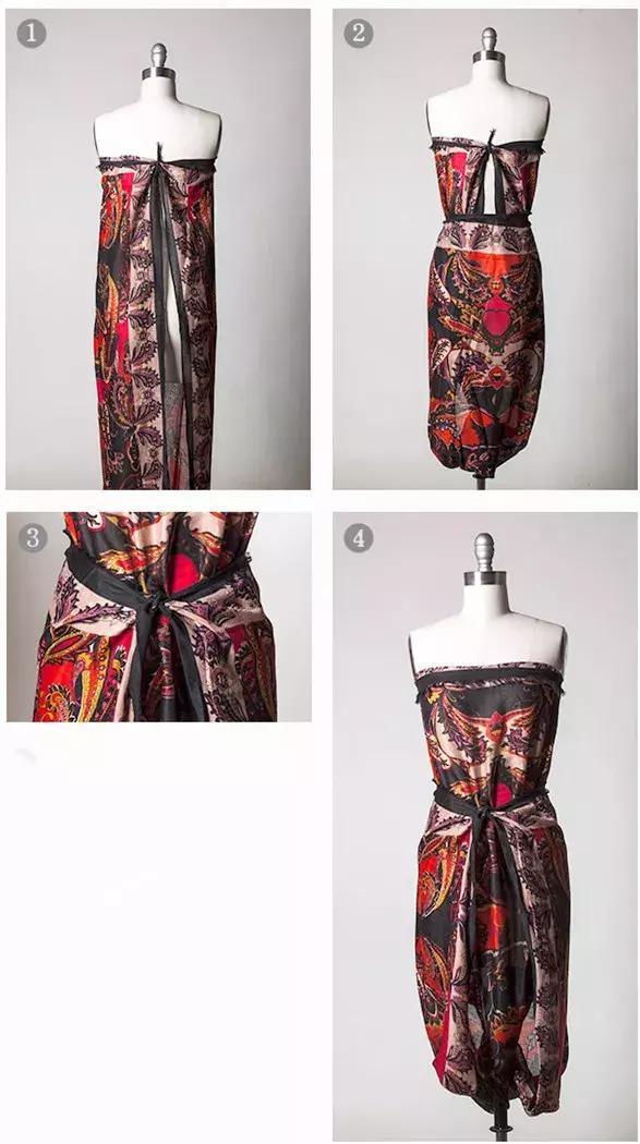 去海滩度假戏水无需泳衣？开玩笑？真的，DIY一条围巾就ok了！