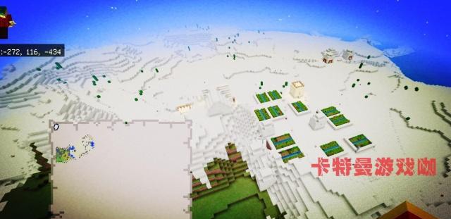 我的世界：出生4村庄相连包括僵尸村庄，4沙漠神殿还有神秘沙漏
