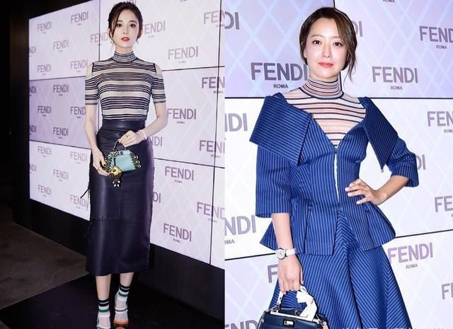 娜扎撞衫撞鞋韩国大美女金喜善,两人现场同框比美高低立见