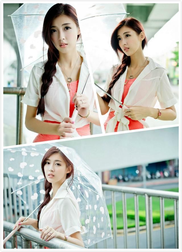 穿粉色短裙的邻家女孩，苗条的身姿给人留下一个优美的背影！