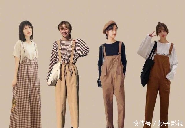  #搭配#初恋背带裤有多美？2种不同风格36套搭配，优雅和甜美，够你借鉴