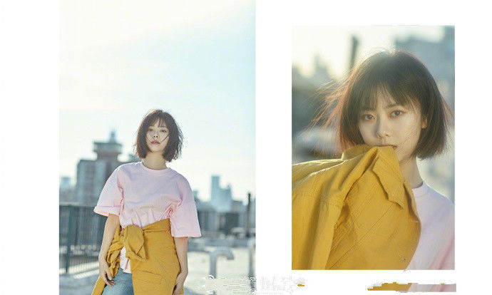 谭松韵穿连体短裤出席活动,腿被P出2米长,网友:能再假一点么