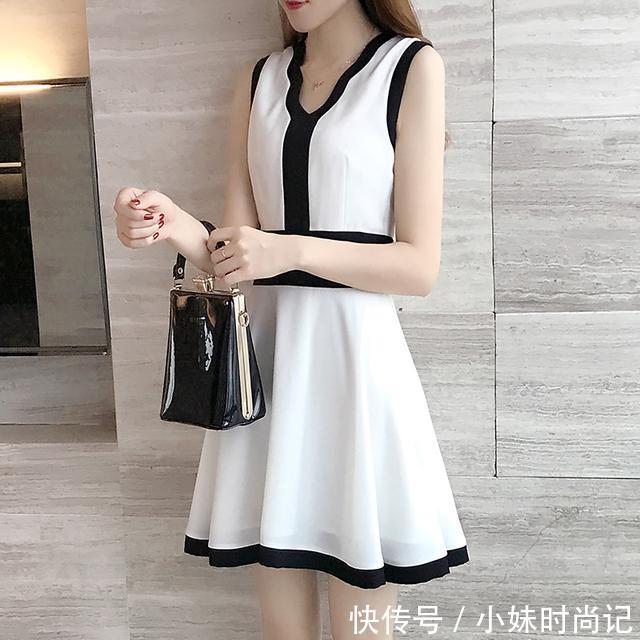  大方■这几款连衣裙，都是五月爆款，简单大方，展现性感锁骨