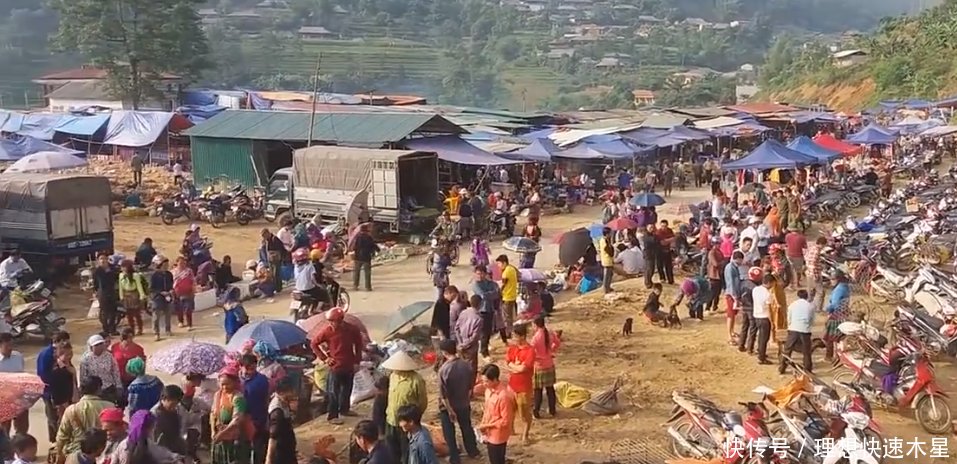中国人到越南, 实拍越南农村赶集, 看看这里的环境怎么样