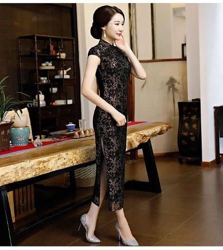 专为你而量身定制定制，中式显瘦长旗袍！