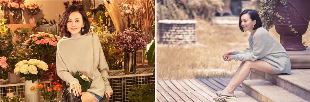 道明寺妈妈上线，雪姨剧中西装演绎霸道总裁，剧外却是温婉大姐姐