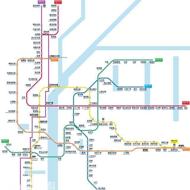  【总长】明年南昌将开通4条地铁线路，线路总长增至128.5千米