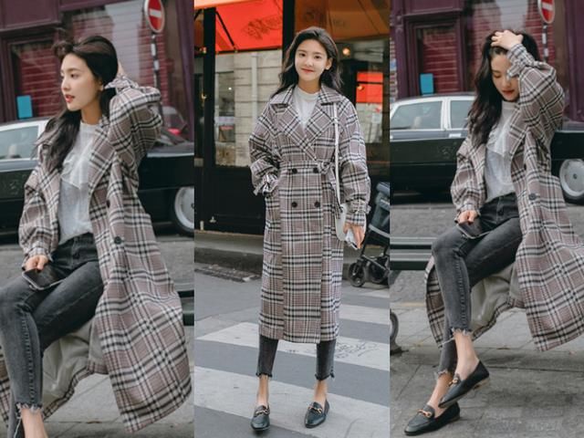 今年流行的风衣款式，搭配这4对平底鞋，不仅舒适还特时髦！