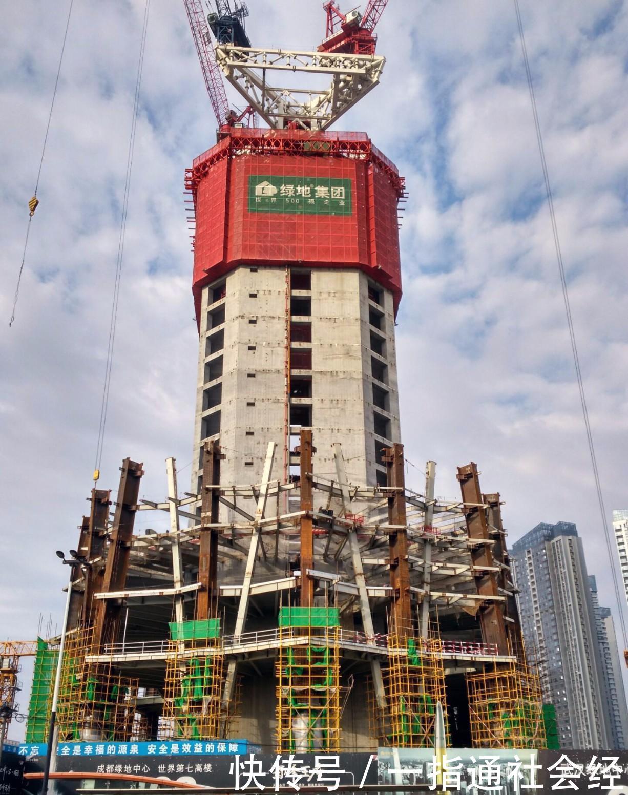 “成都第一高楼468蜀峰”带你看看修建情况是怎样的？