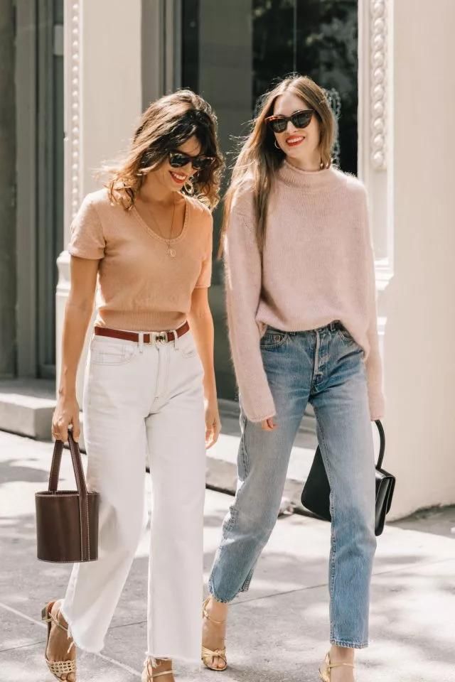 关于白色牛仔裤，这些是时尚博主没告诉过大家的搭配心机