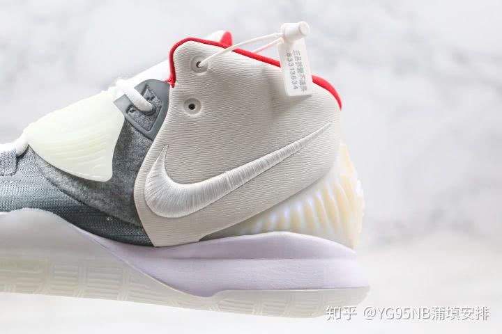  Nike|耐克Nike KYRIE 6 EP欧文6椰子壳米白蓝色篮球鞋