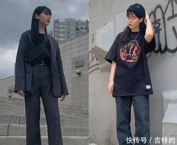 #时髦#经典不过时的黑色系穿搭，秒变暗黑系酷女孩，选手又时髦