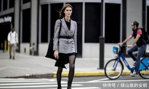 「花式」小西装+裙装or裤装,花式早春穿搭