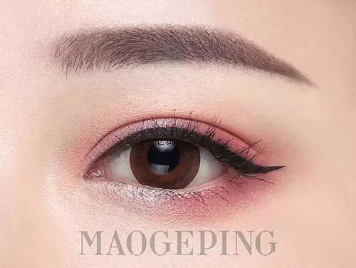  『眼妆』豆沙色眼妆这样画，也太好看了吧