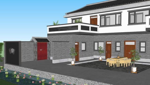 下沉庭院+露台，四川农村60万新中式宅院拥全村最佳老人房，舒服