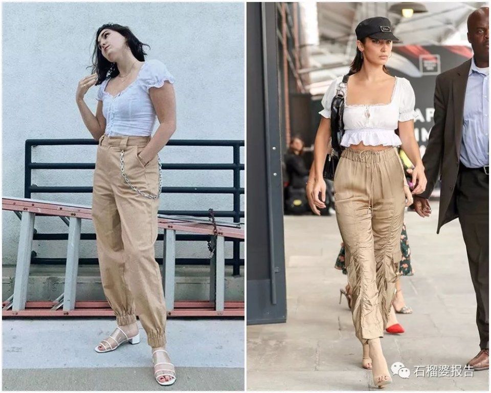 最近流行穿milkmaid上衣，甜美性感合二为一