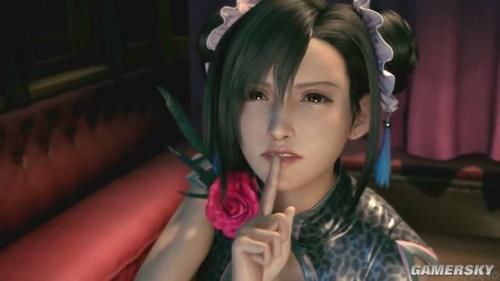  【制版】《最终幻想7：重制版》蒂法爱丽丝全服装演示 克劳德都看呆了